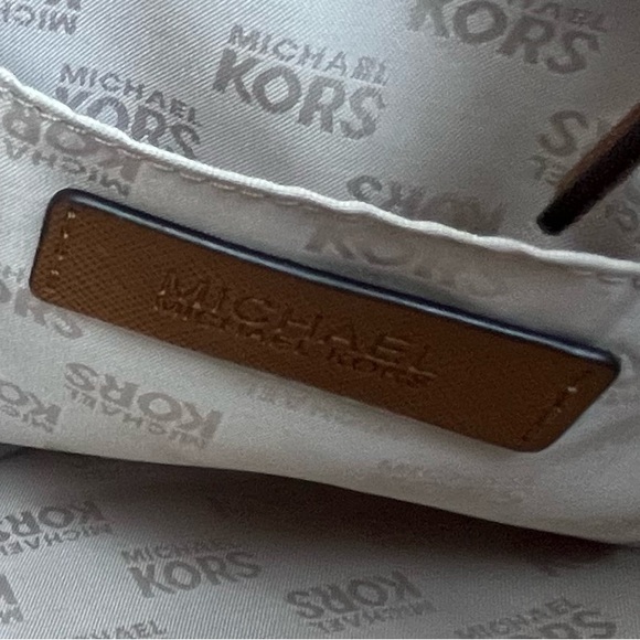 Michael Kors Brown and Tan Nylon Tote Bag - Picture 4 of 8